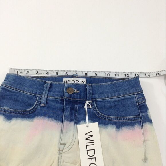 Wildfox Ombré Glow Lara Denim Shorts NWOT - Picture 3 of 6